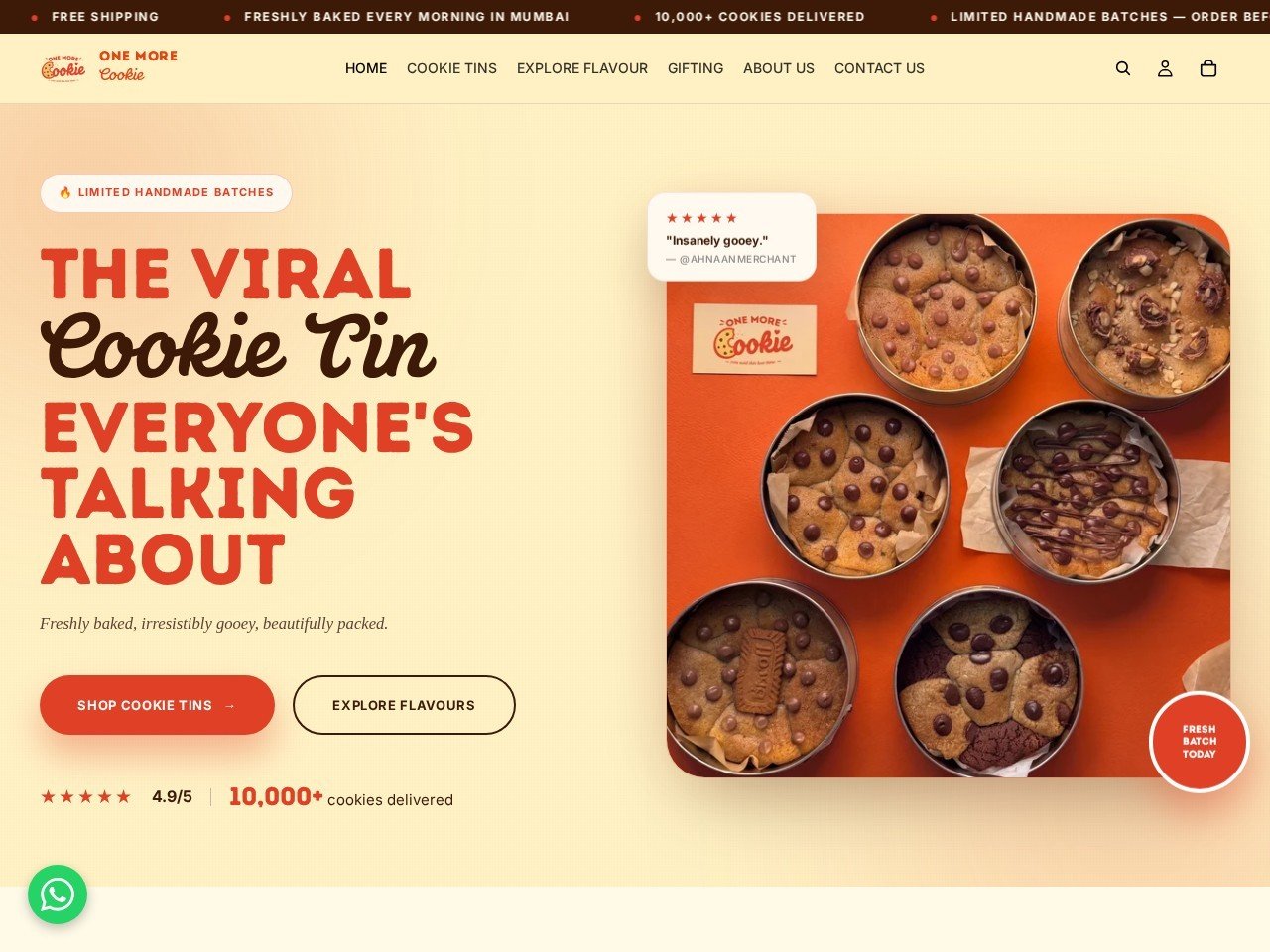 One More Cookie